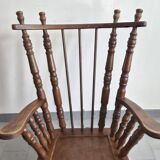 Pair of vintage brutalist armchairs from the 1970s.