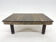 1950's vintage industrial wood & iron coffee table