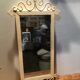 Wrought iron mirror "Country corner" 81x42cm