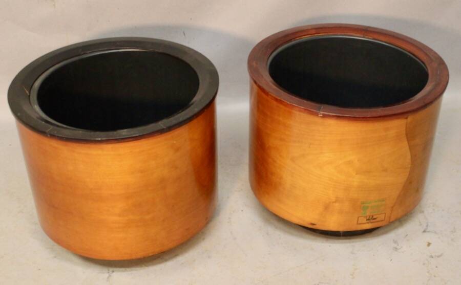 Paire de cache pots hobby flower avec intérieur.