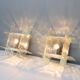 Murano glass sconces Carlo Nason for Mazzega 1960s Italy, set of 2