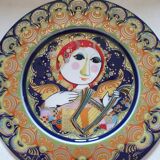 Decorative plate Rosenthal design Bjorn Wiinblad 1978