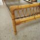 Pair of vintage rattan twin bed