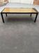 Table basse metal noir
