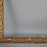 Old frame gilded stucco wood 47x38 foliage 42x32.9 cm Louis XIV SB style