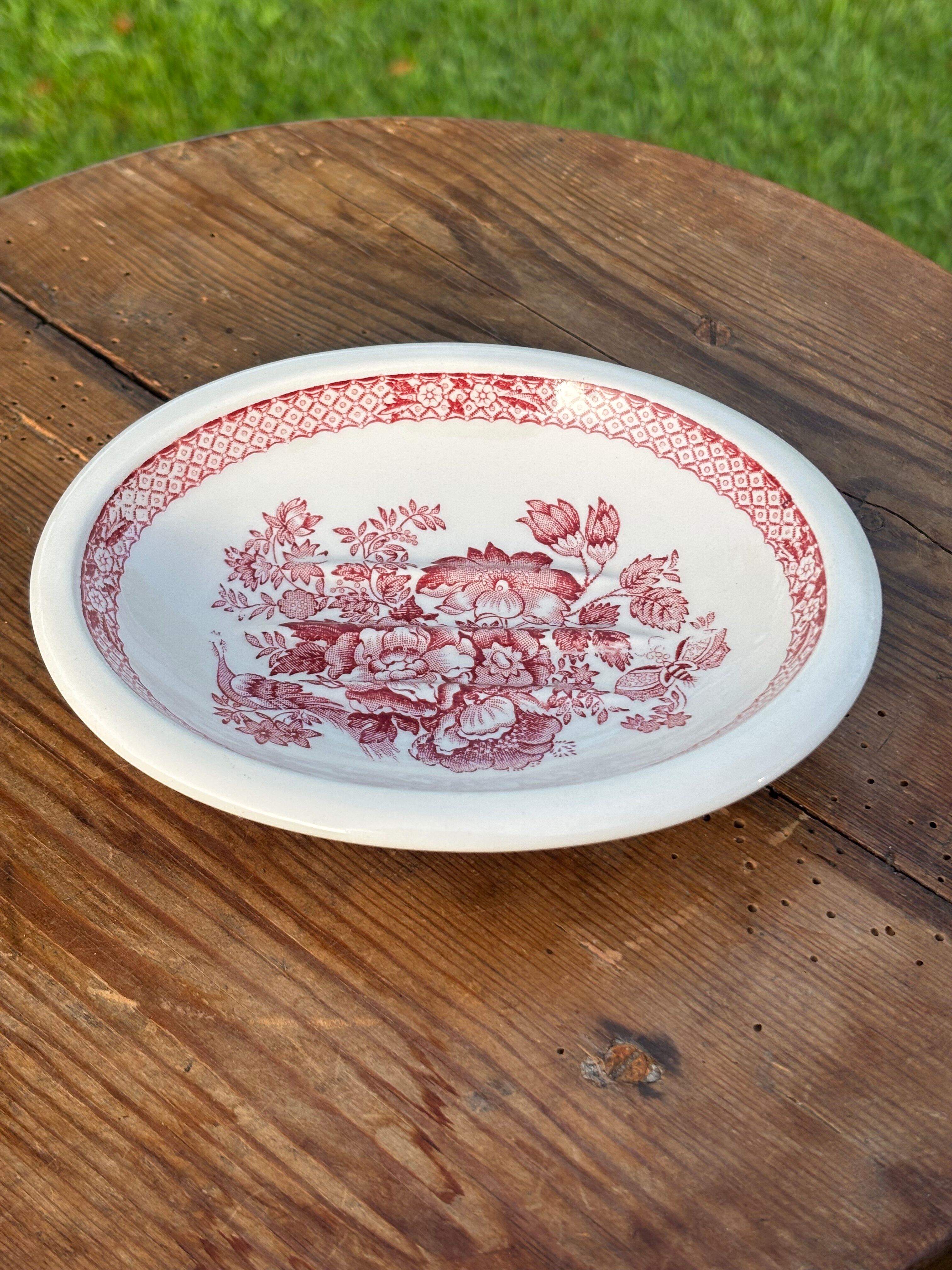 English porcelain soap dish Mason's Stratford