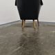Chaise skai noir vintage