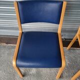 Pair of Vintage Bentwood Chairs by Wilhelm Ritz for Wilkhahn circa 1960 in very good condition