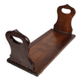 Solid wood bookends with zipper, folding, 1900