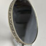 Swivel double-sided toilet mirror