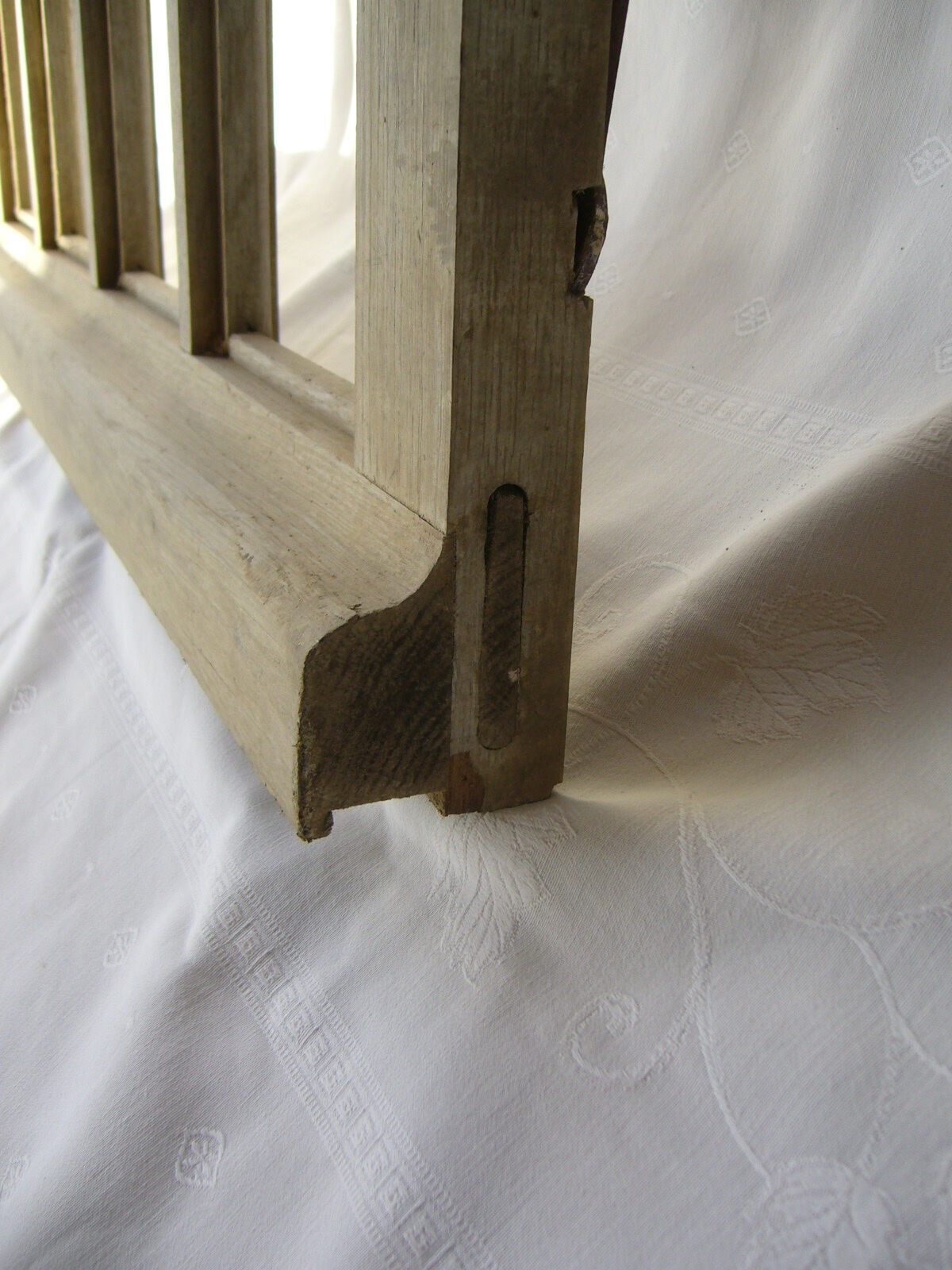 Old rectangular wooden window