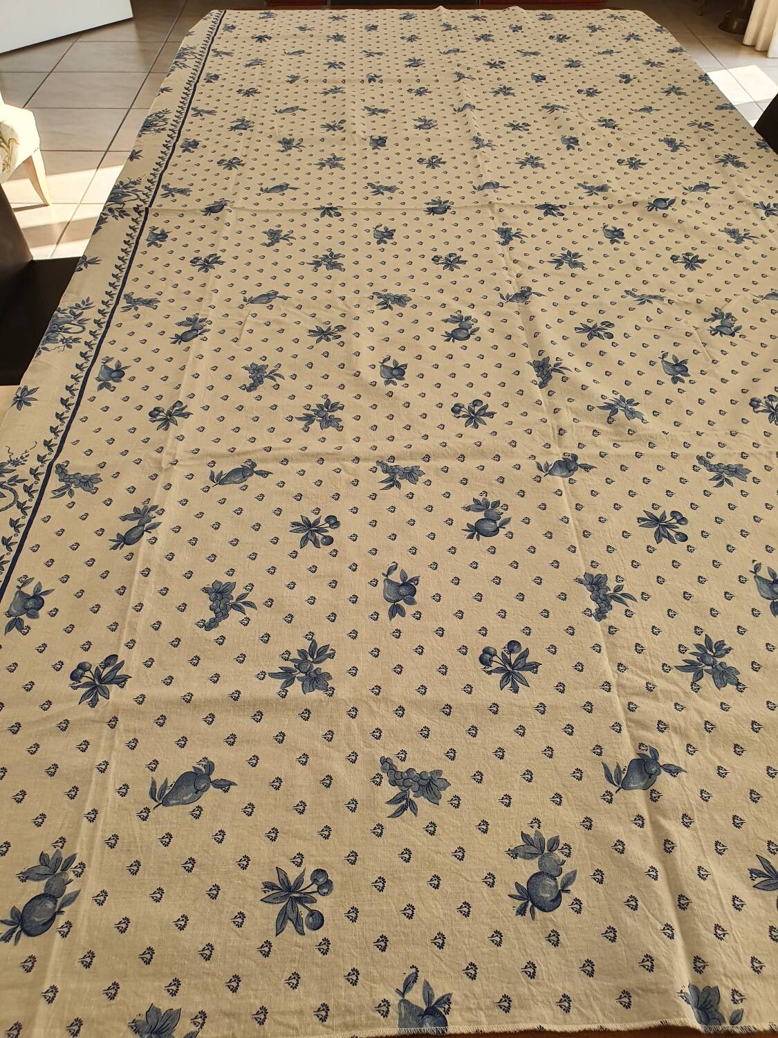 Nappe imprimée 144×193 cms
