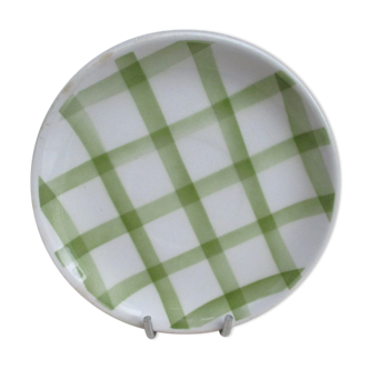 Plate Moulin des loups Orchies green tiles