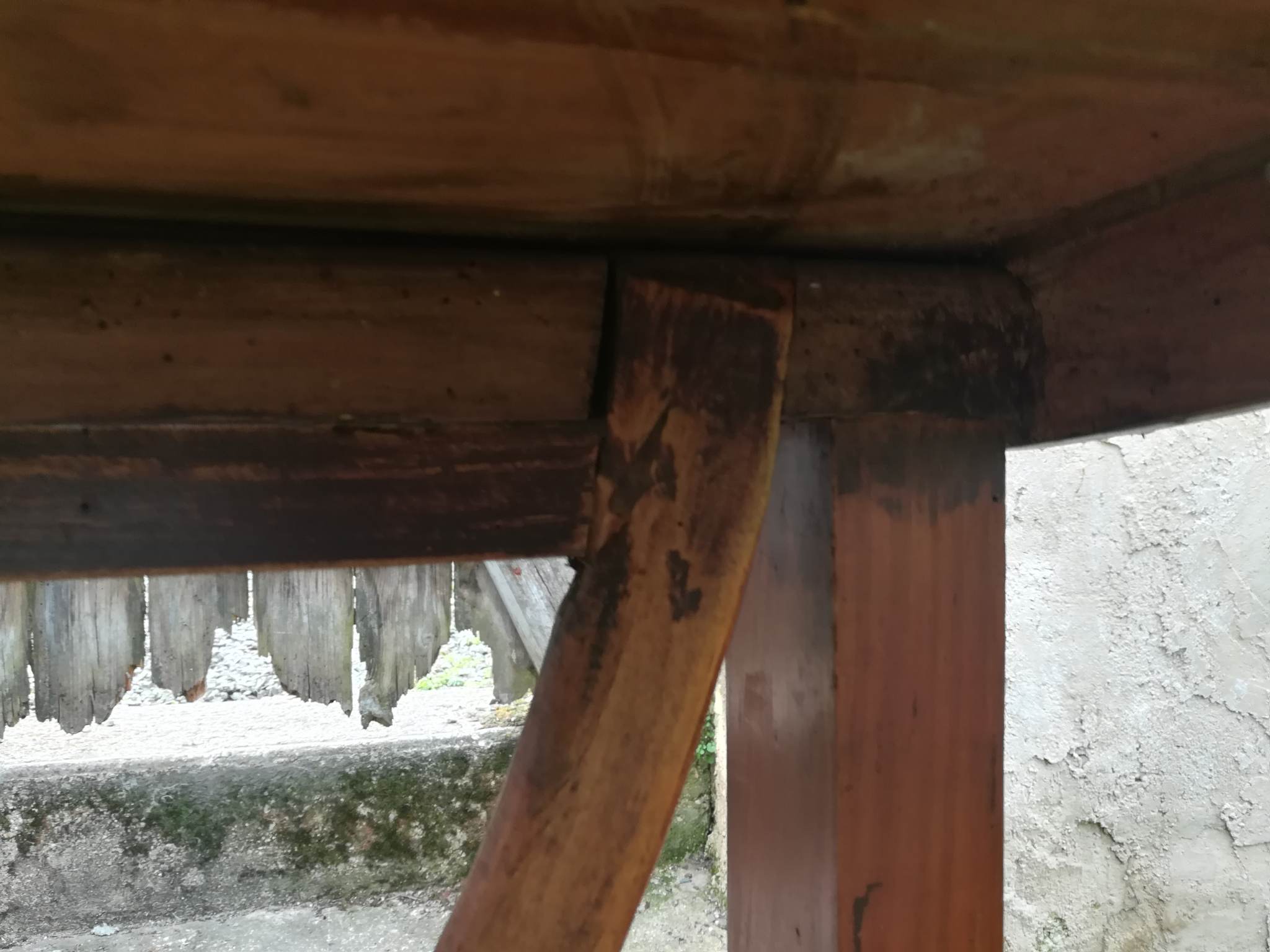 Harvest table Cognac 19th