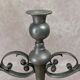 Antique chandelier in stamped tin – 3 branches