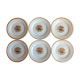 6 Flat plates Creil and Montereau Vintage Eye
