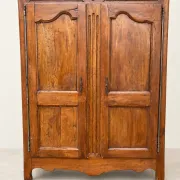 Antique two-door wardrobe, 18th century French country style.
