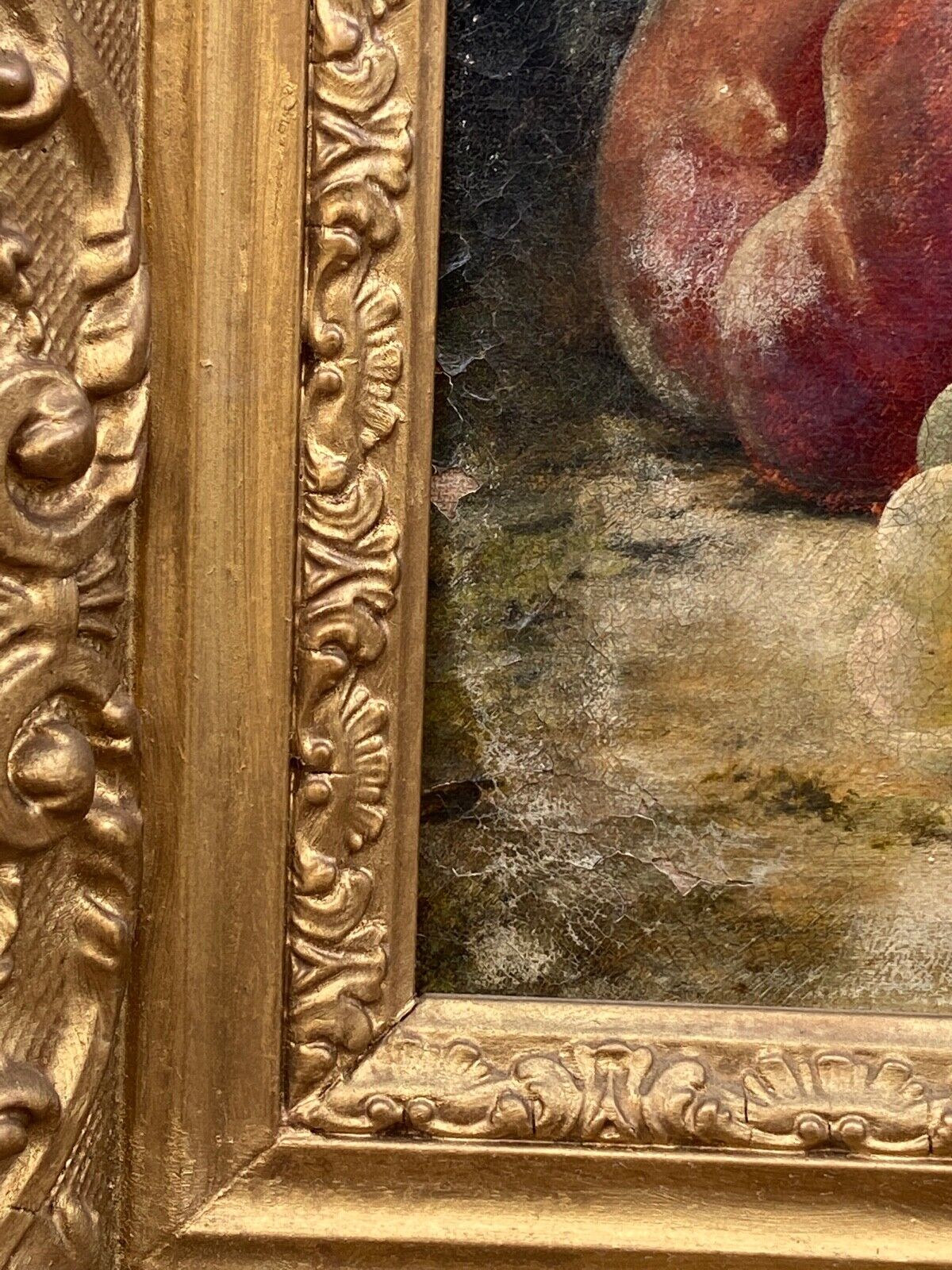 Still life by joseph eugene gilbault 85 peaches and bunches of grapes