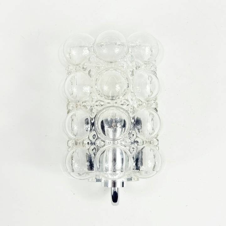 Mid-Century Bubble Glass Wall Lamps by Helena Tynell for Limburg, 1960s