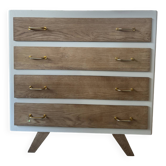 Vintage chest of drawers with 4 drawers