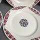 Set de 6 assiettes plate Badonviller