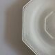 Set de 4 assiettes octogonales perles Creil & Montereau 19e