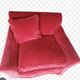 Fauteuil the Conran shop velours rouge