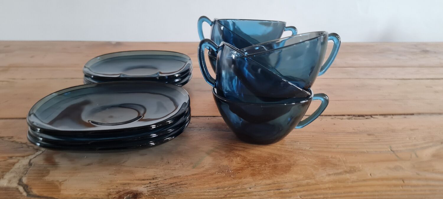 Service de 6 tasses à café vereco