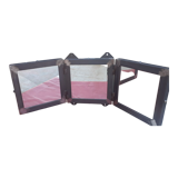 Mirror metal triptych