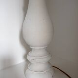 Vintage turned wood lamp base