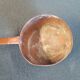 Set of a copper ladle and skimmer.