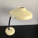 1960s adjustable desk lamp – cream lacquered metal