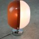 Space-age Italian Plexiglas Brown Wall Lamp, 70s