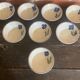 Set of 8 Bowls SARREGUEMINES Eldorado Model Ceramic Flower Decor