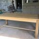 Ancienne table de ferme rénovée