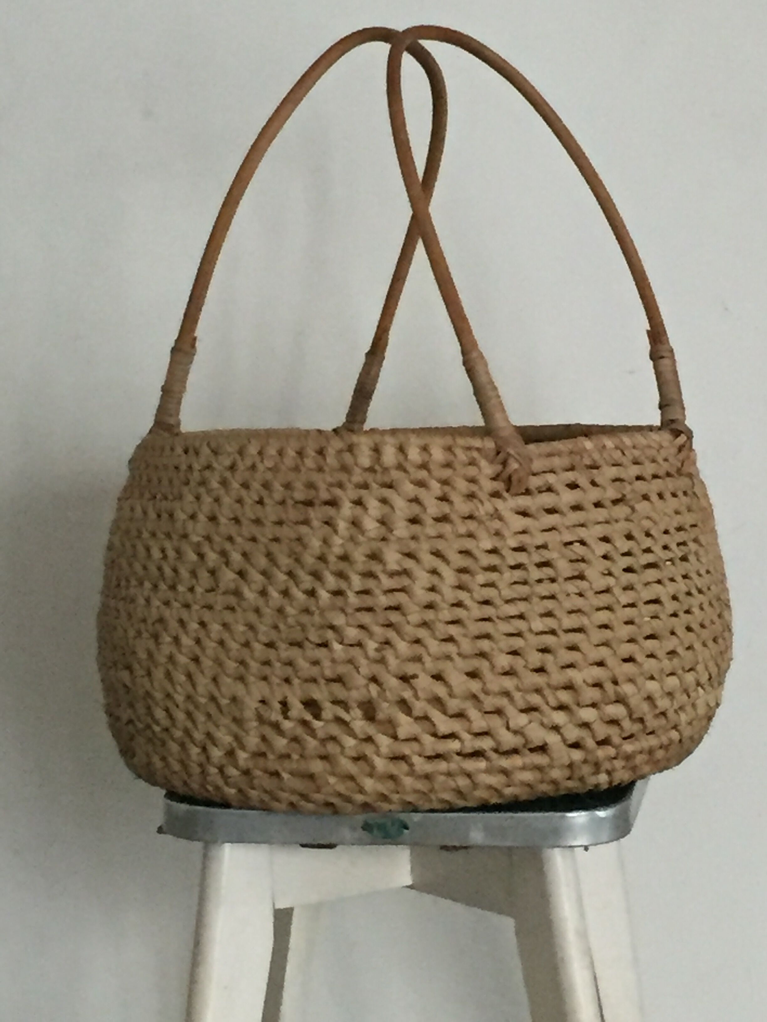 Panier boule tressé décoration bohème