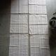 6 antique checkered napkins