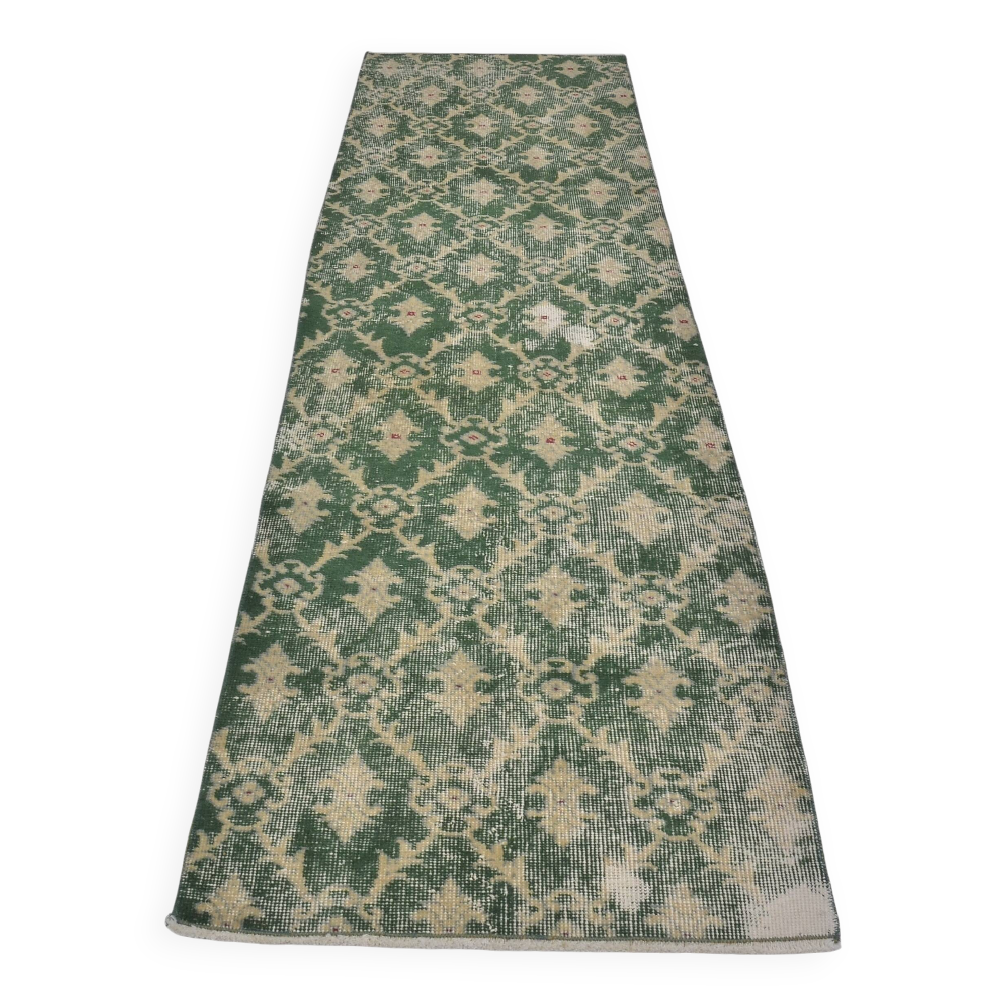 Tapis vintage Oushak Gren sku 3892