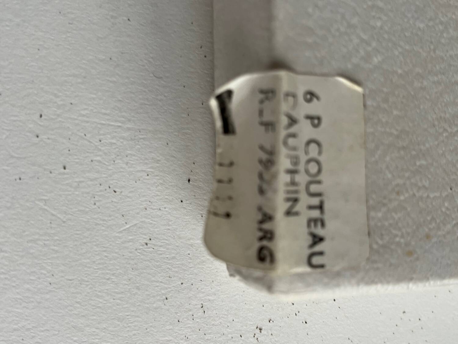 6 silver metal knife holders