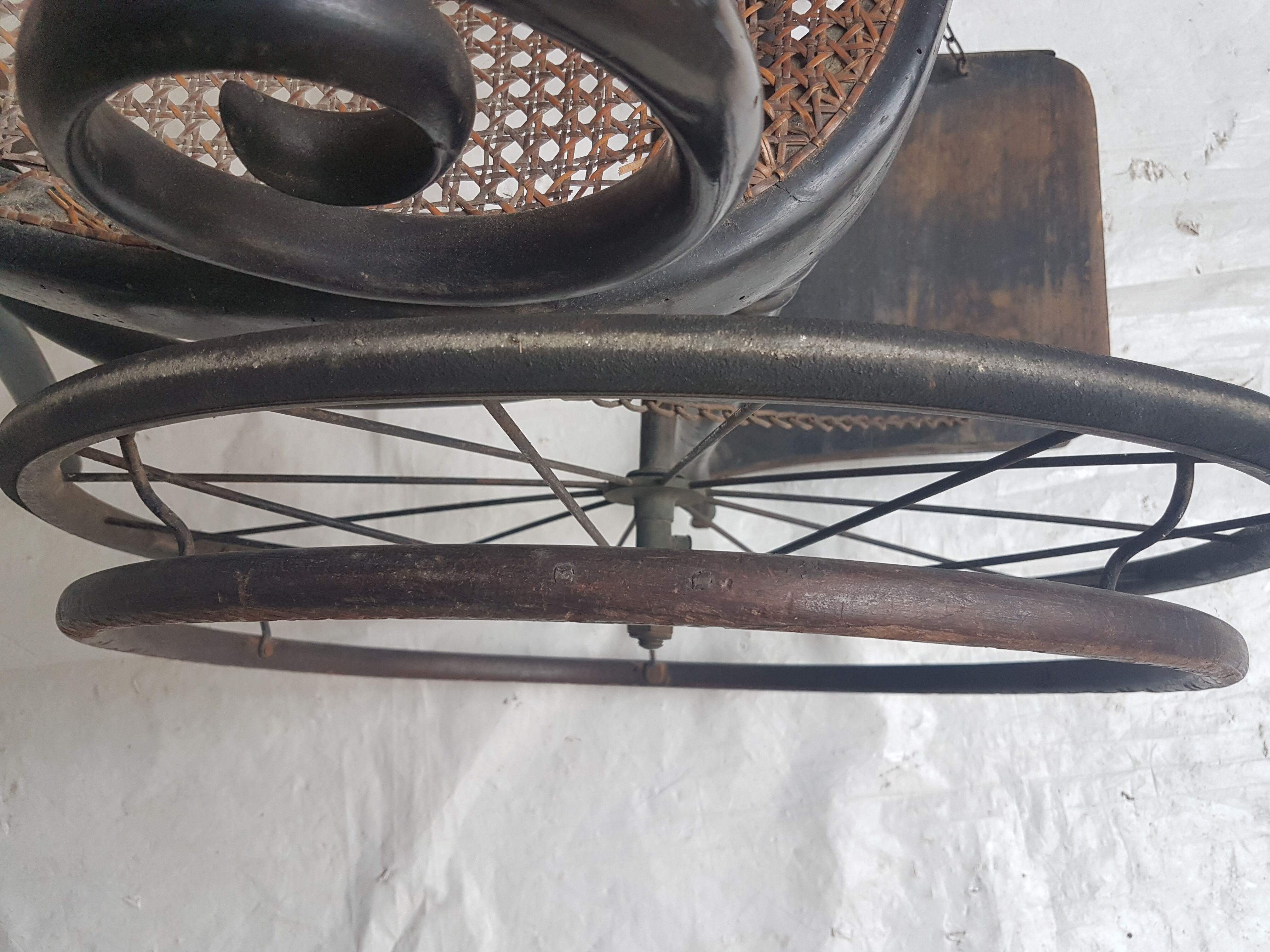 Former wheelchair signed "Josef Hofmann" in Vienna