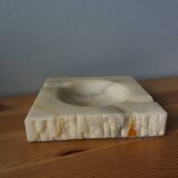 Marble or alabaster ashtray