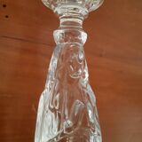 Chandelier art deco moulded glass by Portieux