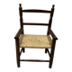 Fauteuil paillé enfant