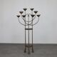 Candélabre de sol unique, forgé à la main, Pays-Bas, vers 1925-1938