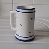 Manises earthenware vase mug