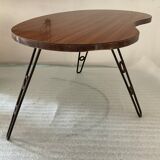Free-form tripod coffee table from the 50s and 60s