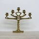 Mid-century large brutalist solid bronze candleholder, 1970s