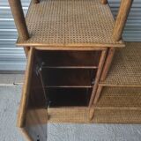 Vintage shelving storage unit library