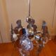 Lustre vintage 70, Oscar Torlasco , 9 feux
