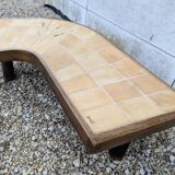 Vintage Vallauris Herbier Design Coffee Table Signed Barrois